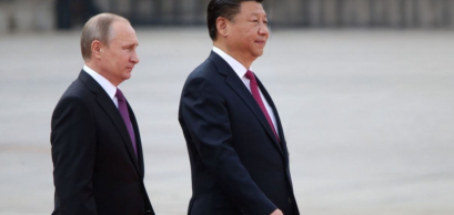 Le président russe Vladimir Poutine et le président chinois Xi Jinping, Pékin, 2016