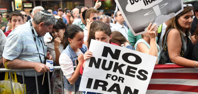 Manifestation contre le nucléaire iranien aux Etats-Unis