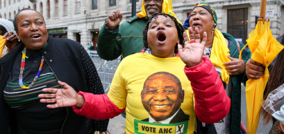 South Africans in the UK voting in the general elections, London, UK - 27 Apr 2019