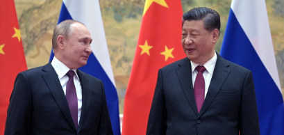 Russian President Vladimir Putin and Chinese President Xi Jinping in Beijing―February 4, 2022