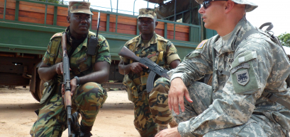 U.S. Army Africa ACOTA team trains Sierra Leone troops