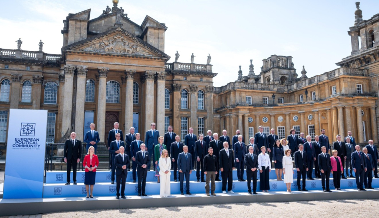 Réunion de la Communauté politique européenne, Palais de Blenheim, Woodstock, Grande-Bretagne - 18 juillet 2024