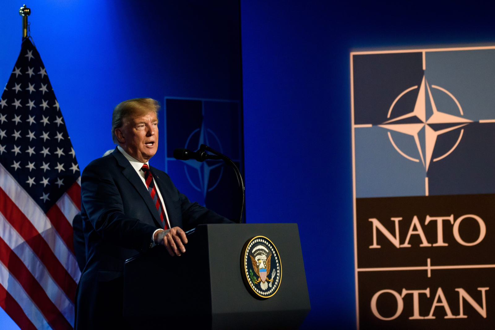 Le Président Donald Trump, Sommet de l'OTAN, Bruxelles, 2018