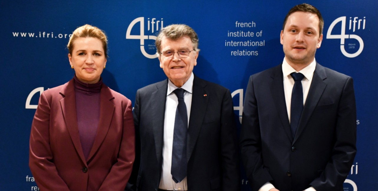 Mette Frederiksen, Première ministre du Danemark, Thierry de Montbrial, Jens Frederik Nielsen, Premier ministre du Groenland, Ifri, 28 janvier 2026