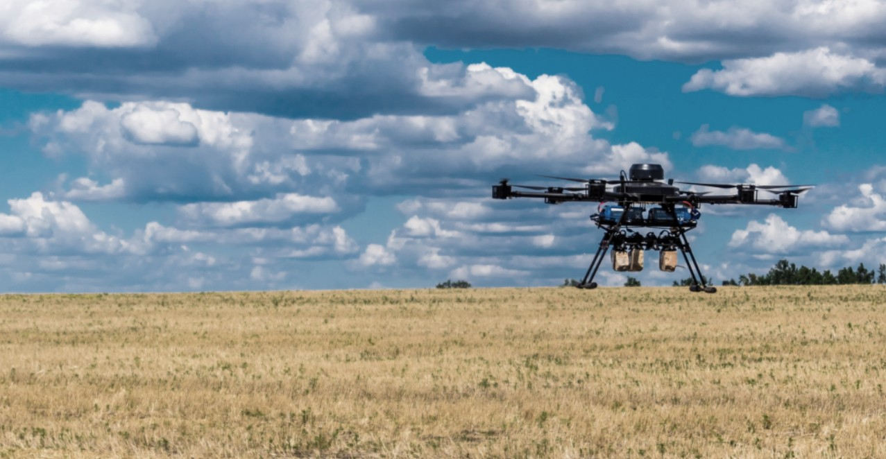 A Ukrainian soldier pilots a Baba Yaga drone, Donbass, Ukraine - August 13, 2025