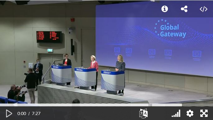 Global Gataway : the European Union’s strategy to boost sustainable links around the world.