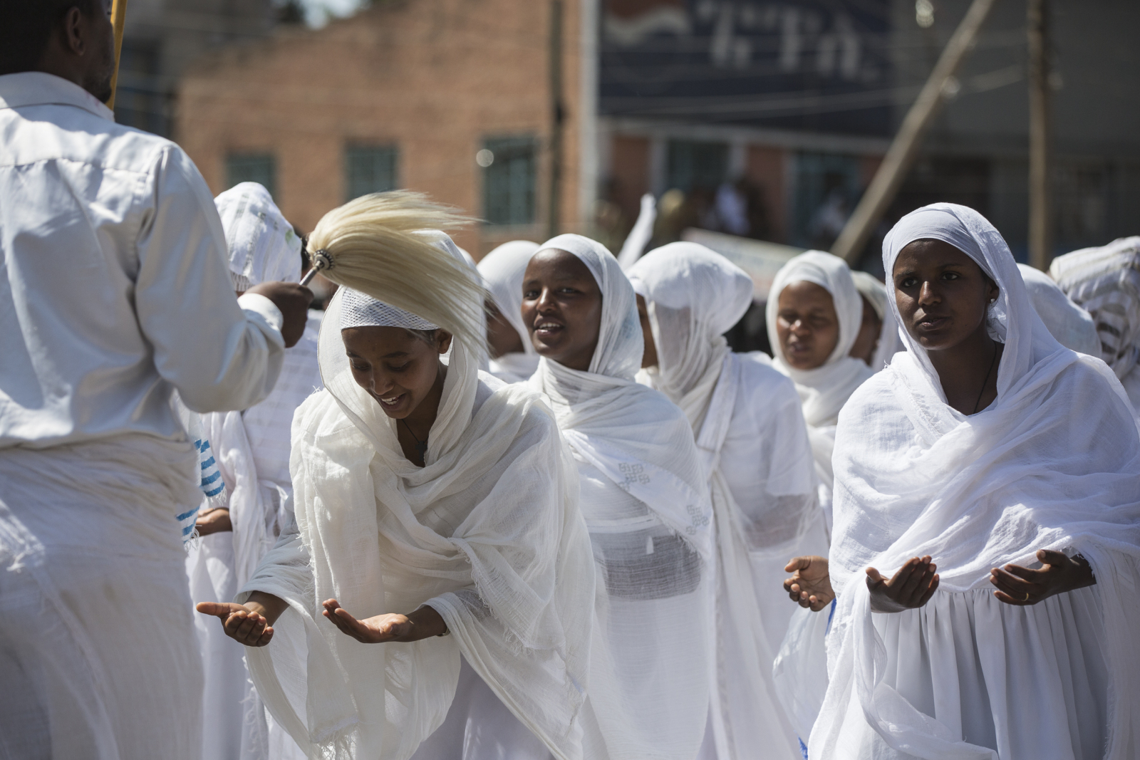 Fête de Timkat, célébration de l'épiphanie. AMHARA/ETHIOPIE