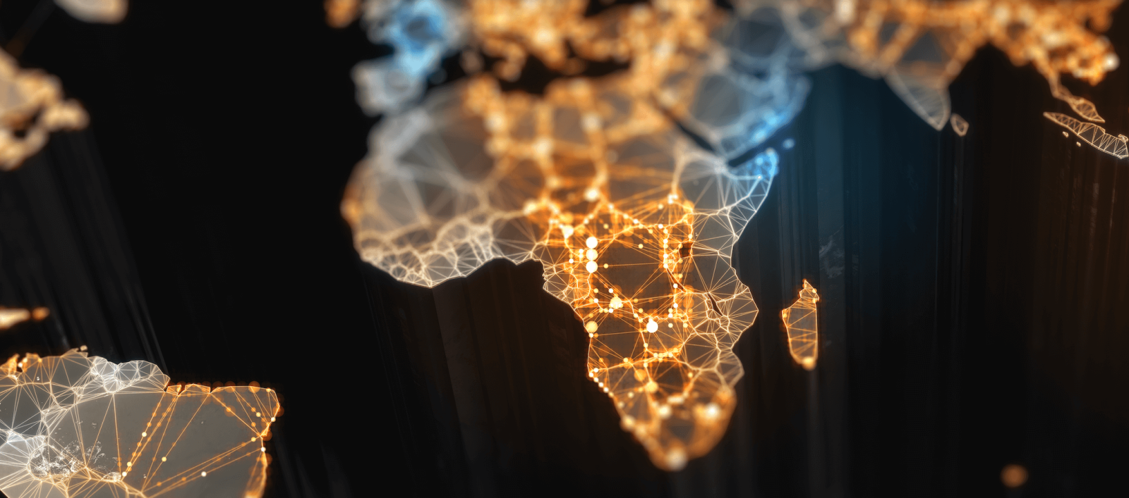 Le continent numérique depuis l'espace