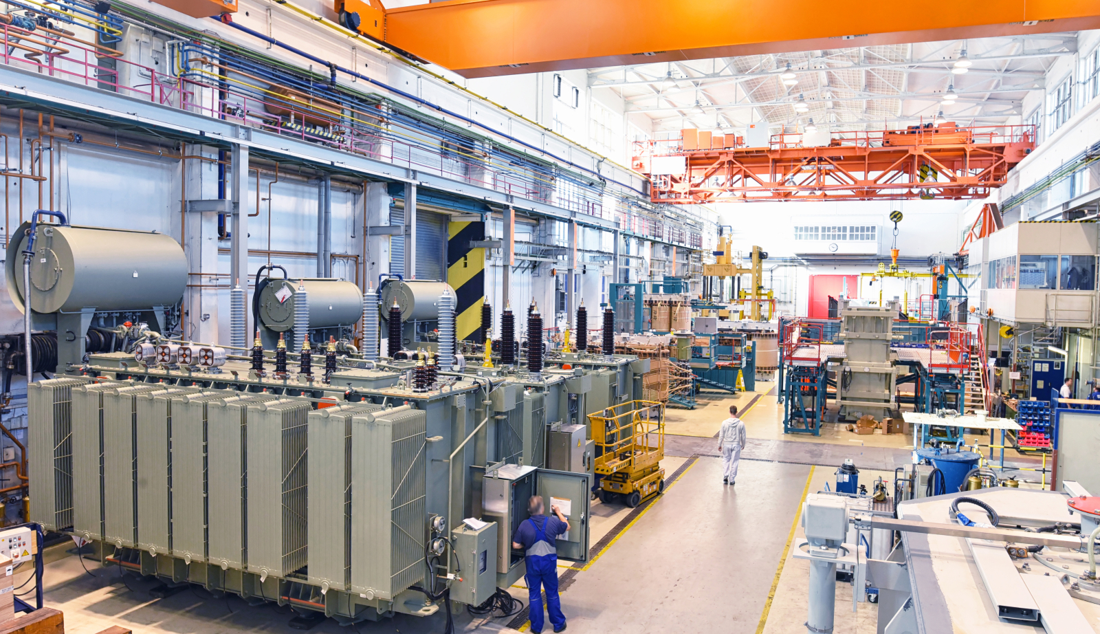 Usine industrielle de génie mécanique pour la fabrication de transformateurs 