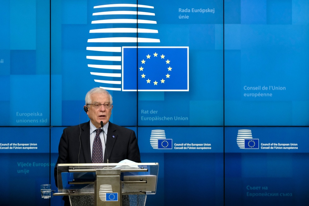 European Union High Representative for Foreign Affairs and Security Policy Josep Borrell, Brussels, February 22, 2021
