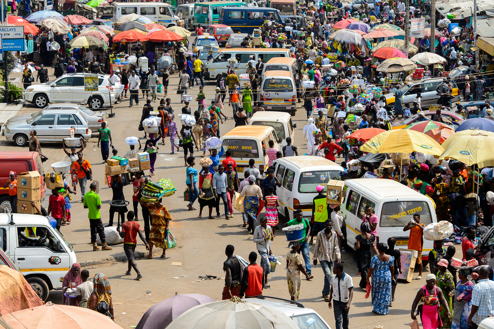 Market in Kumasi, Ghana