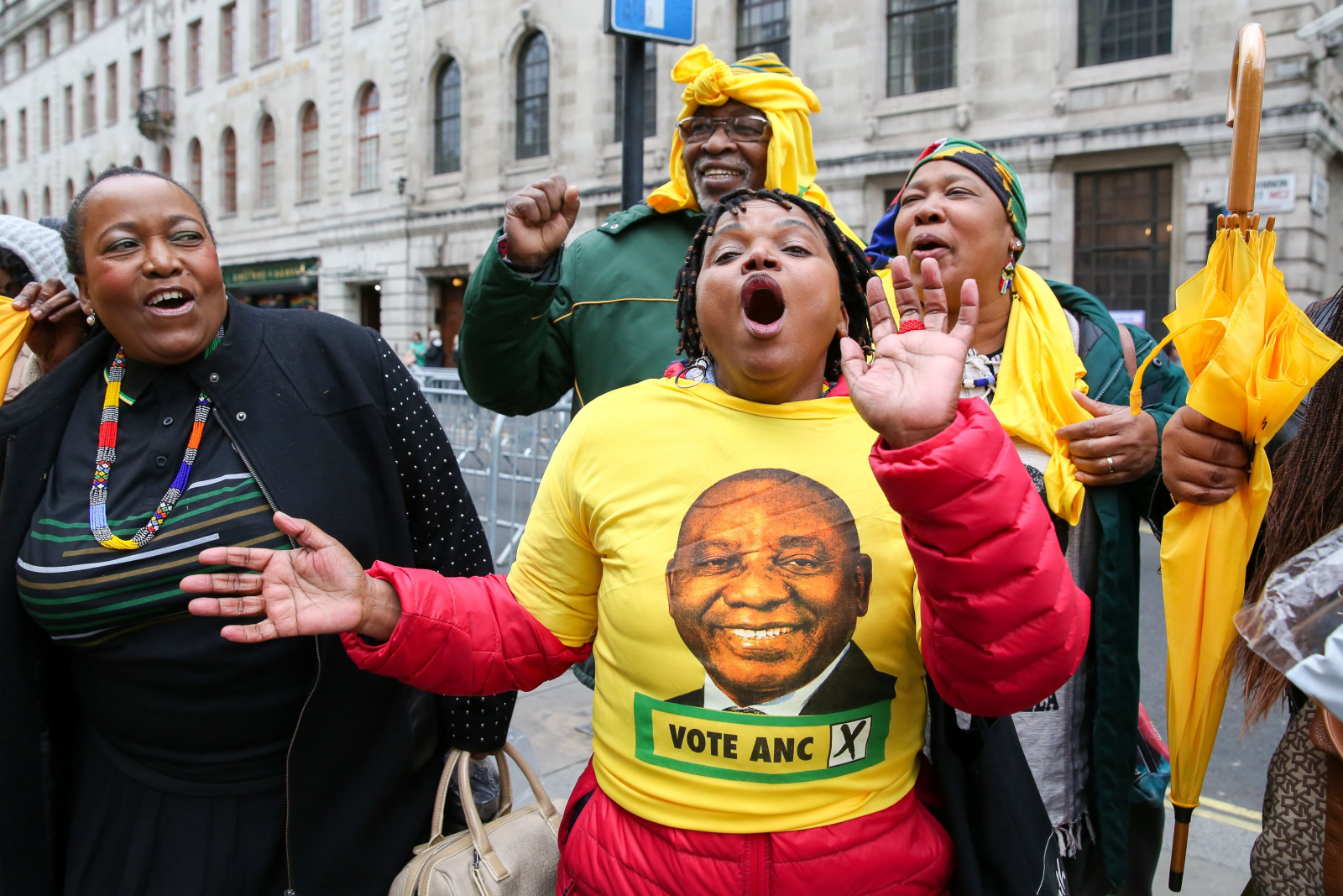 South Africans in the UK voting in the general elections, London, UK - 27 Apr 2019