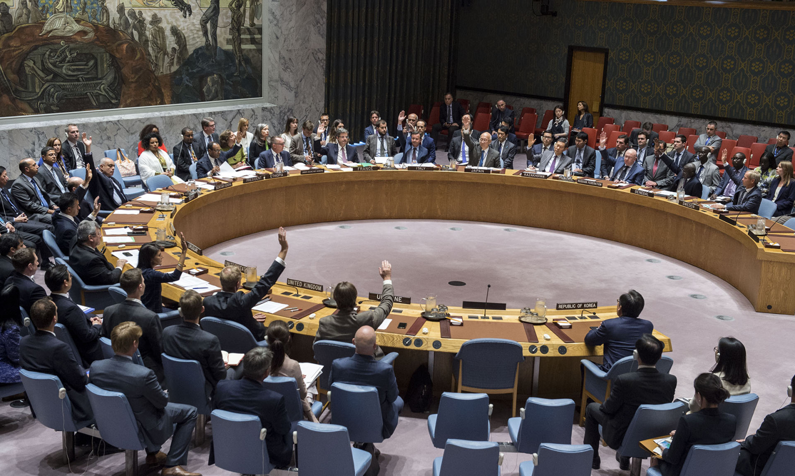 The United Nations Security Council Credits: Japanese Ministry of Foreign Affairs